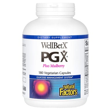 Комплекс PGX Natural Factors, вкус Plus Mulberry, 180 растительных капсул