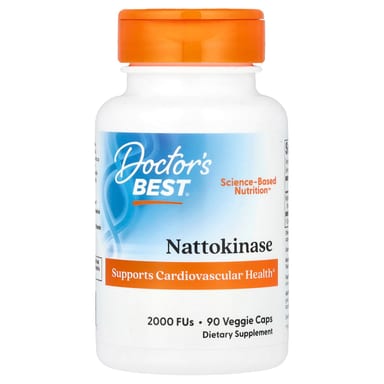 Наттокиназа Doctor's Best 2, оттенок 000 FUs, 90 растительных капсул