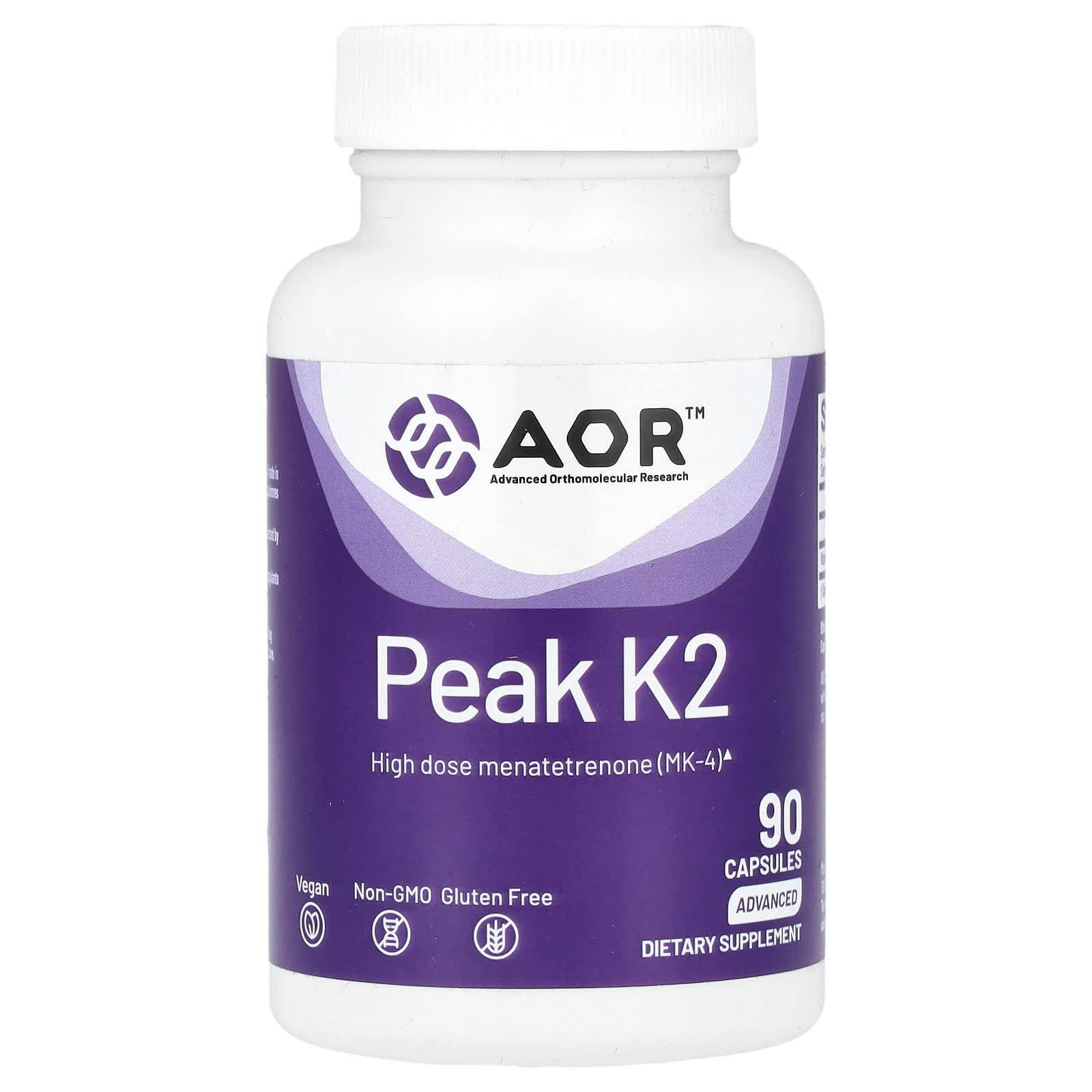 Витамин K2 Advanced Orthomolecular Research, 15 мг, 90 капсул