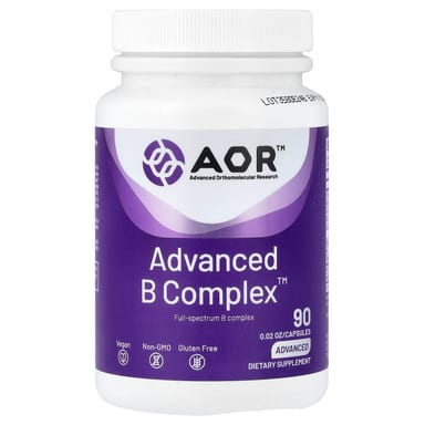 Комплекс витаминов B Advanced Orthomolecular Research AOR Advanced™, 90 капсул