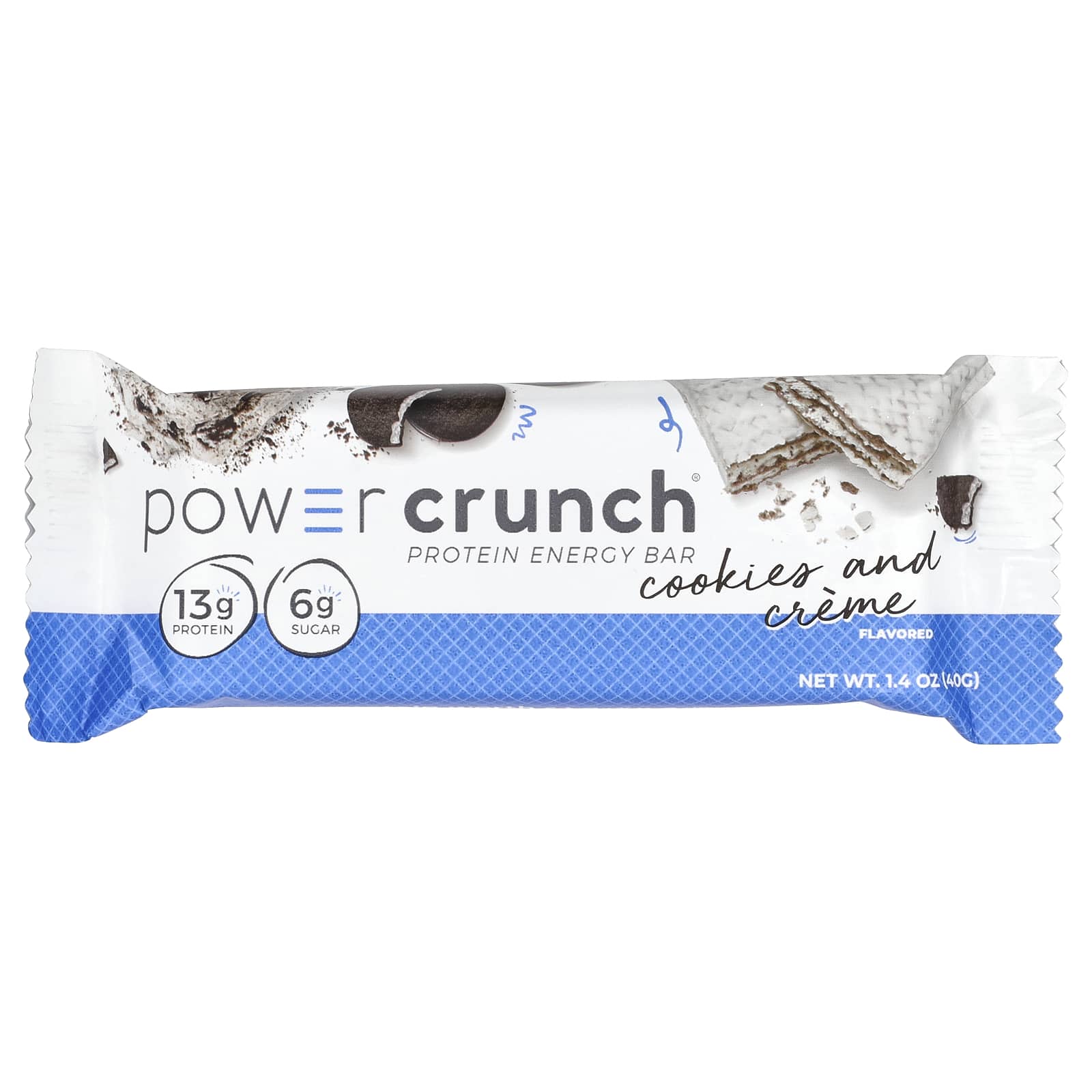 Печенье BNRG Power Crunch® Protein Energy Bar and Crème, 40 г, 12 шт., батончик — фото 3