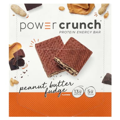 Арахисовая паста BNRG Power Crunch® Protein Energy Bar Fudge, 40 г, 12 шт., батончик