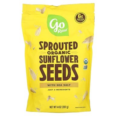 Морская соль Go Raw Organic Sprouted Sunflower Seeds , 397 г