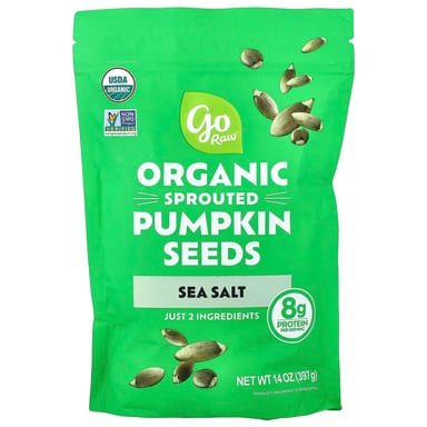 Морская соль Go Raw Organic Sprouted Pumpkin Seeds, 397 г