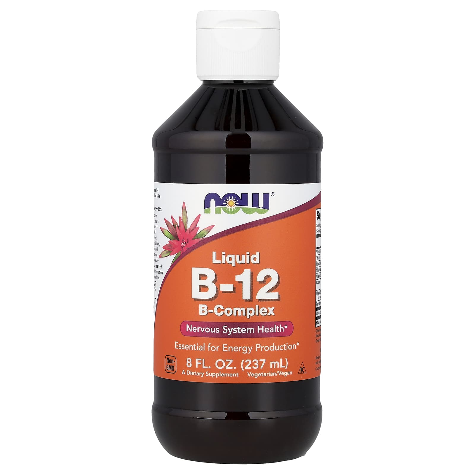 Жидкий витамин B12 NOW Foods, 237 мл, жидкая форма