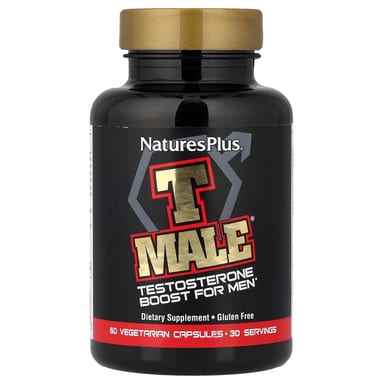 Мужской комплекс T Male NaturesPlus® Testosterone Boost For Men, 60 растительных капсул