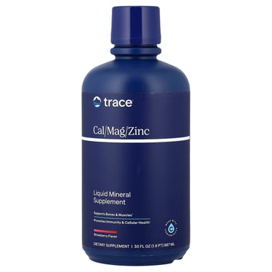 Добавка Trace Liquid Mineral Cal/Mag/Zinc, вкус Strawberry, 887 мл, жидкая форма