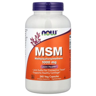 МСМ NOW Foods, 1000 мг, 240 растительных капсул
