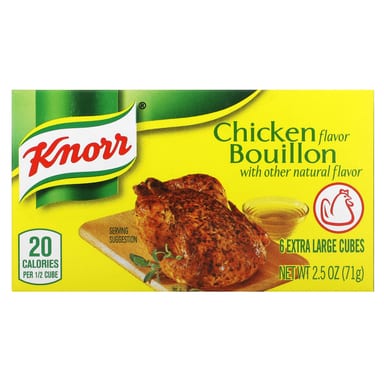 Бульон куриный Knorr, 6 крупных кубиков, 71 г