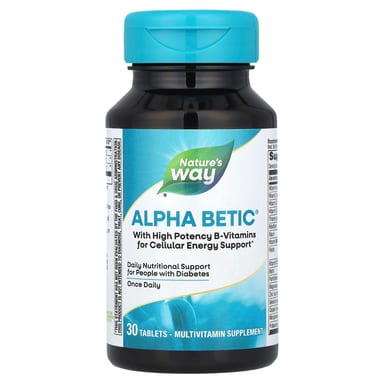 Мультивитамины Nature's Way Alpha Betic®, 30 таблеток