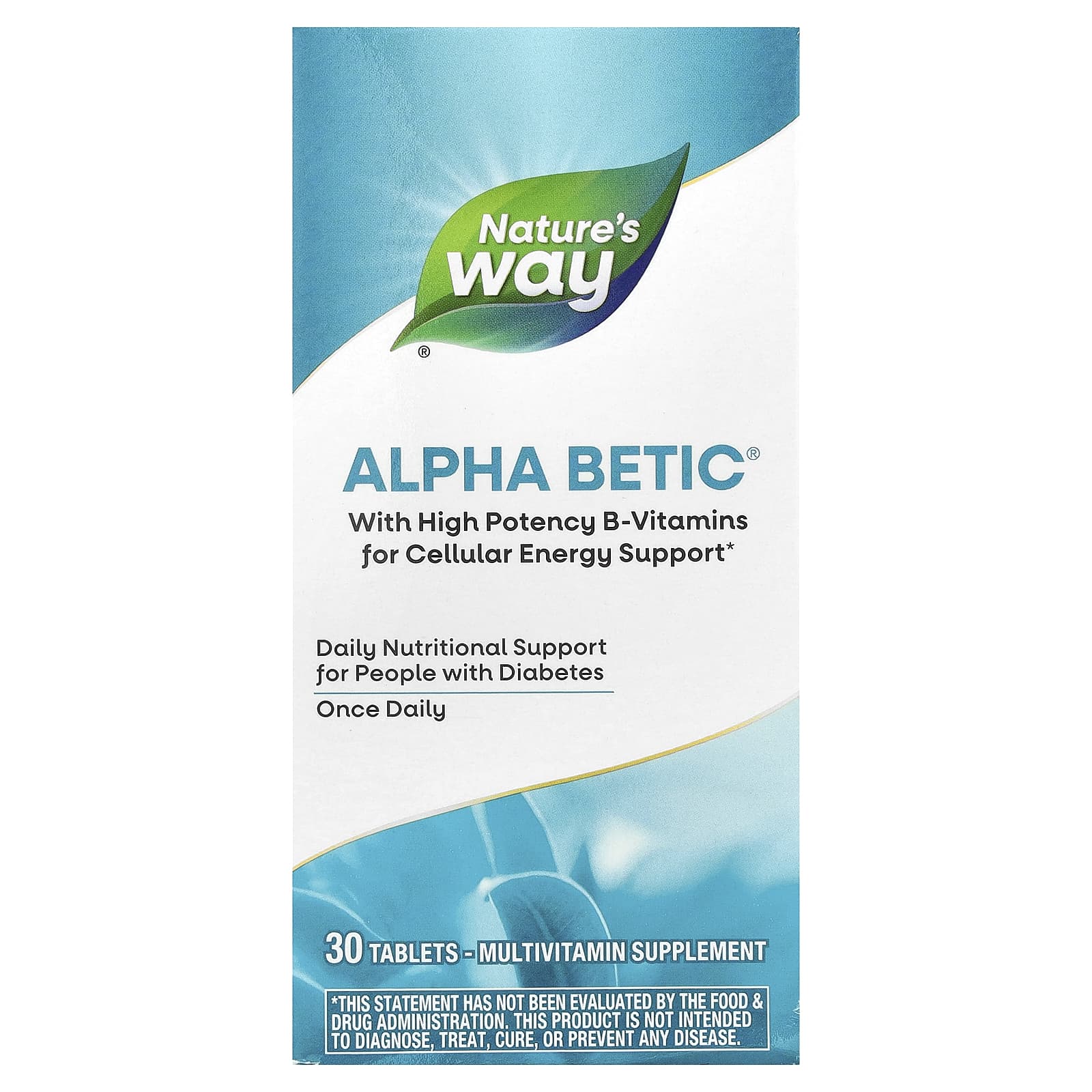 Мультивитамины Nature's Way Alpha Betic®, 30 таблеток — фото 2