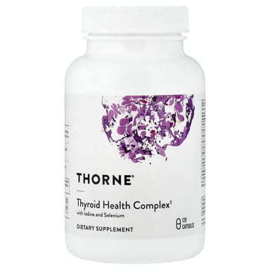 Селен Thorne Thyroid Health Complex with Iodine and, 120 капсул