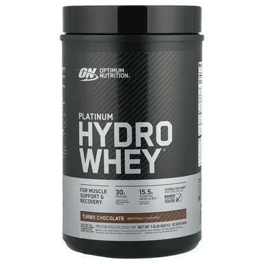 Фото товара: Шоколад Optimum Nutrition Platinum Hydro Whey® Turbo, 820 г, 1.8 lb