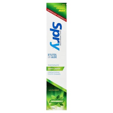 Зубная паста Xlear Spry® Anti-Cavity with Fluoride, оттенок Spearmint, 141 г