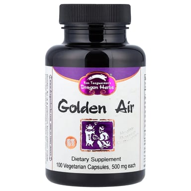 Золотой воздух Dragon Herbs, 100 вегетарианских капсул