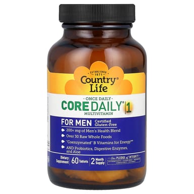 Мультивитамины Country Life Core Daily® 1 For Men, 60 таблеток