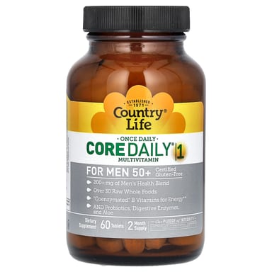 Мультивитамин Country Life, 60 таблеток для мужчин 50+