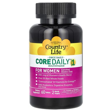 Мультивитамины Country Life Core Daily-1 for Women, 60 таблеток