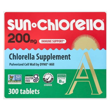 Добавка Sun Chlorella Chlorella, 200 мг, 300 таблеток