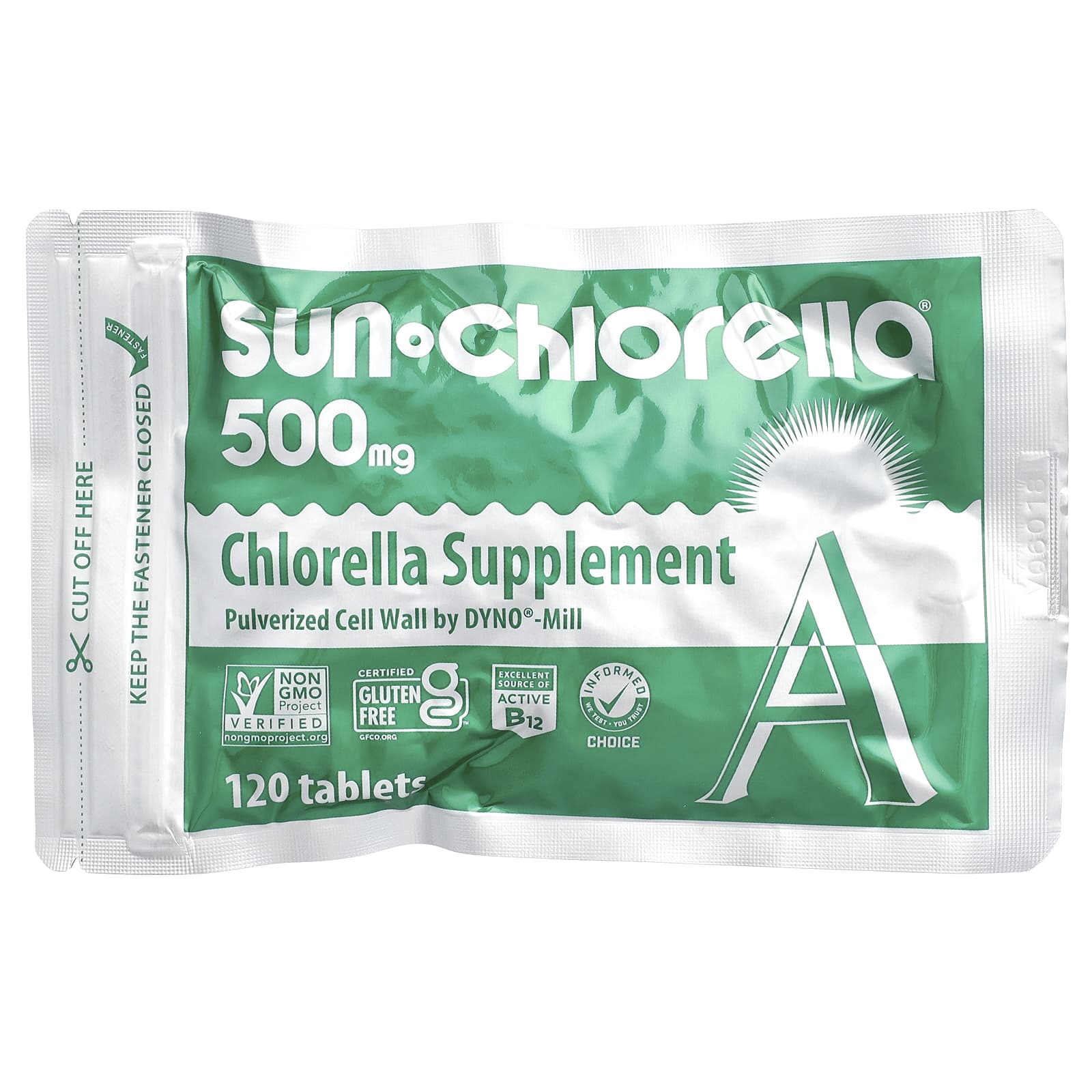 Добавка Sun Chlorella Chlorella, 120 таблеток — фото 3