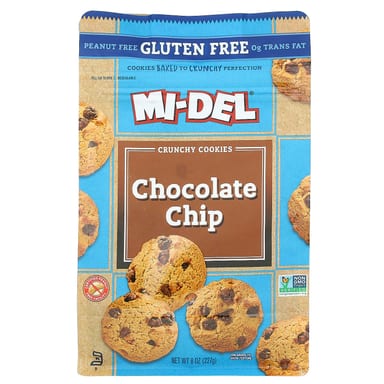 Шоколад Mi-Del Cookies Crunchy Cookies Chip, 227 г