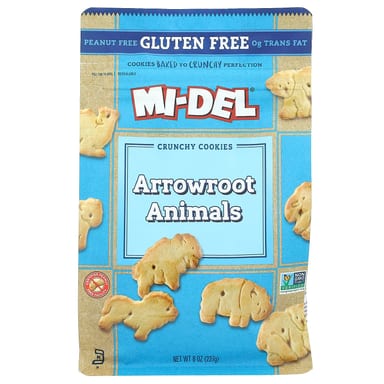 Печенье Mi-Del Cookies Crunchy Arrowroot Animals, 227 г