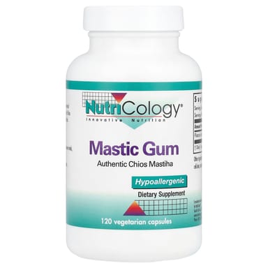 Мастиковая смола Nutricology, 0.5 г, 120 растительных капсул