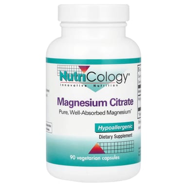 Магний цитрат Nutricology, 170 мг, 90 растительных капсул