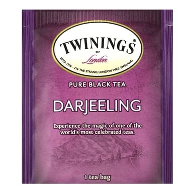 Чай Twinings Pure Black Darjeeling, 20 чайных пакетиков, 40 г, чайные пакетики