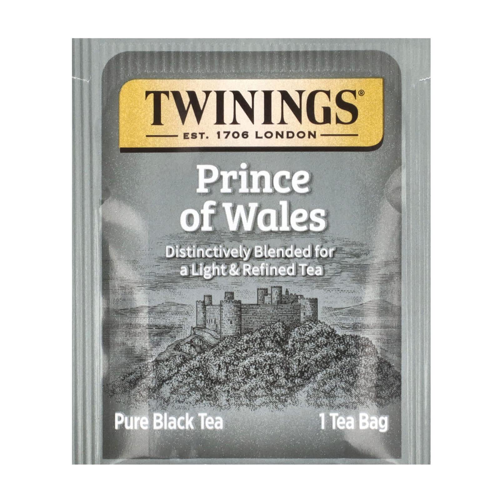 Чай Twinings Pure Black Prince Of Wales, оттенок 20 Tea Bags, 40 г, чайные пакетики — фото 2