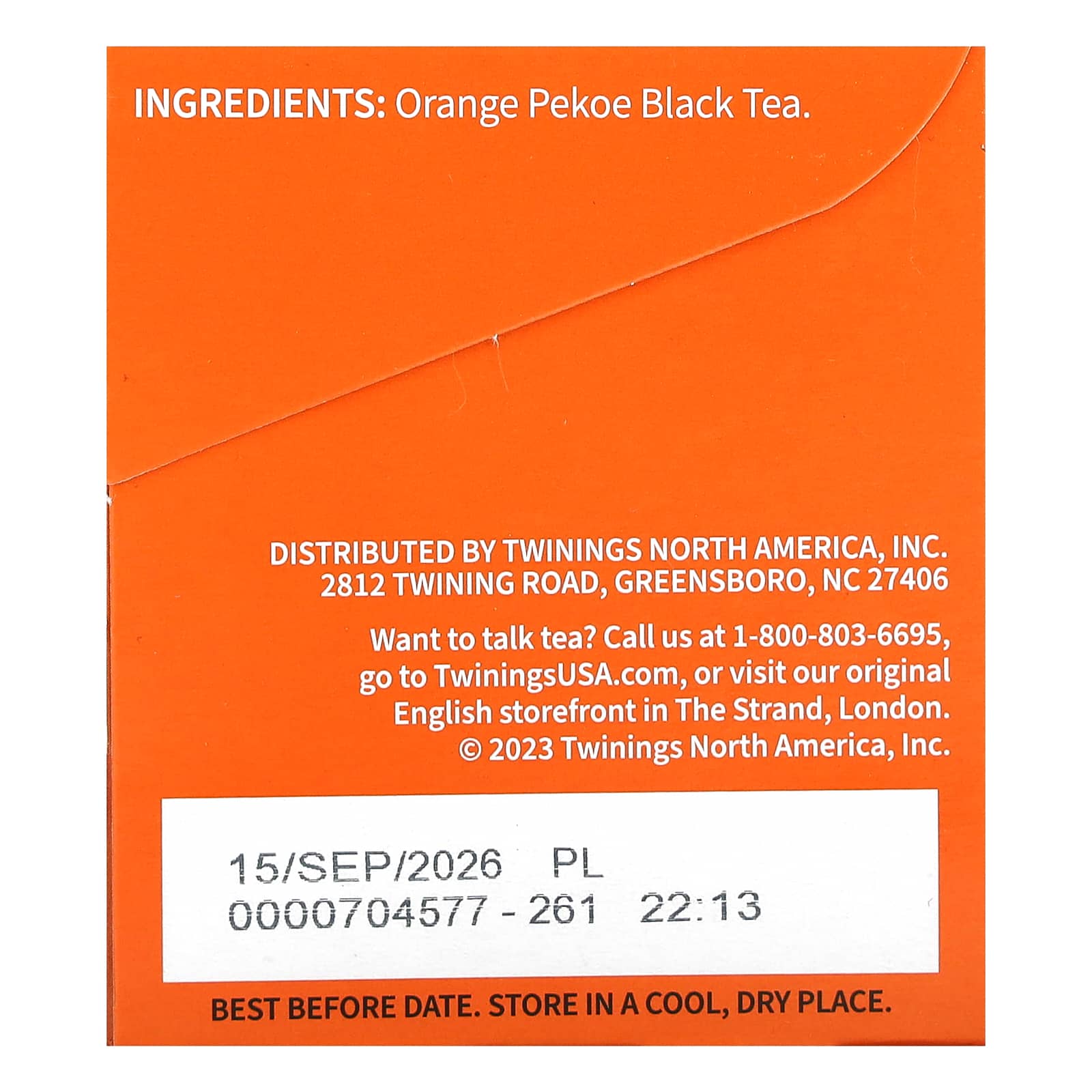 Чай Twinings Pure Black Ceylon, оттенок 20 Tea Bags, 40 г, чайные пакетики — фото 2