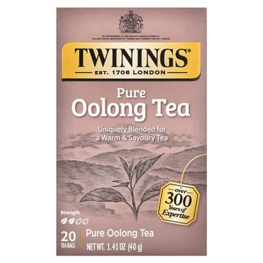 Чай Twinings Pure Oolong, 20 чайных пакетиков, 40 г, чайные пакетики
