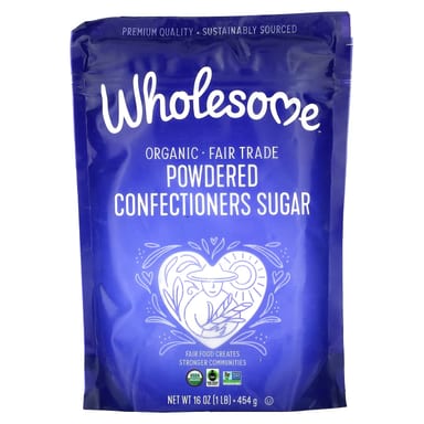 Сахарная пудра Wholesome Sweeteners, 1 фунт (454 г)