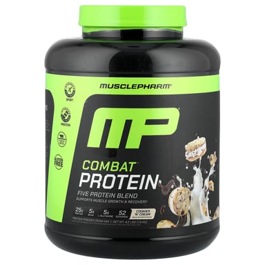 Протеиновый порошок MusclePharm Combat® Cookies 'N' Cream, 1.9 кг