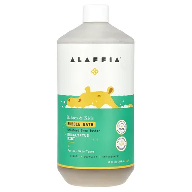 Фото товара: Эвкалипт Alaffia Bubble Bath Babies & Mint, 946 мл