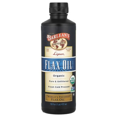 Масло Barlean's Organic Lignan Flax, 473 мл