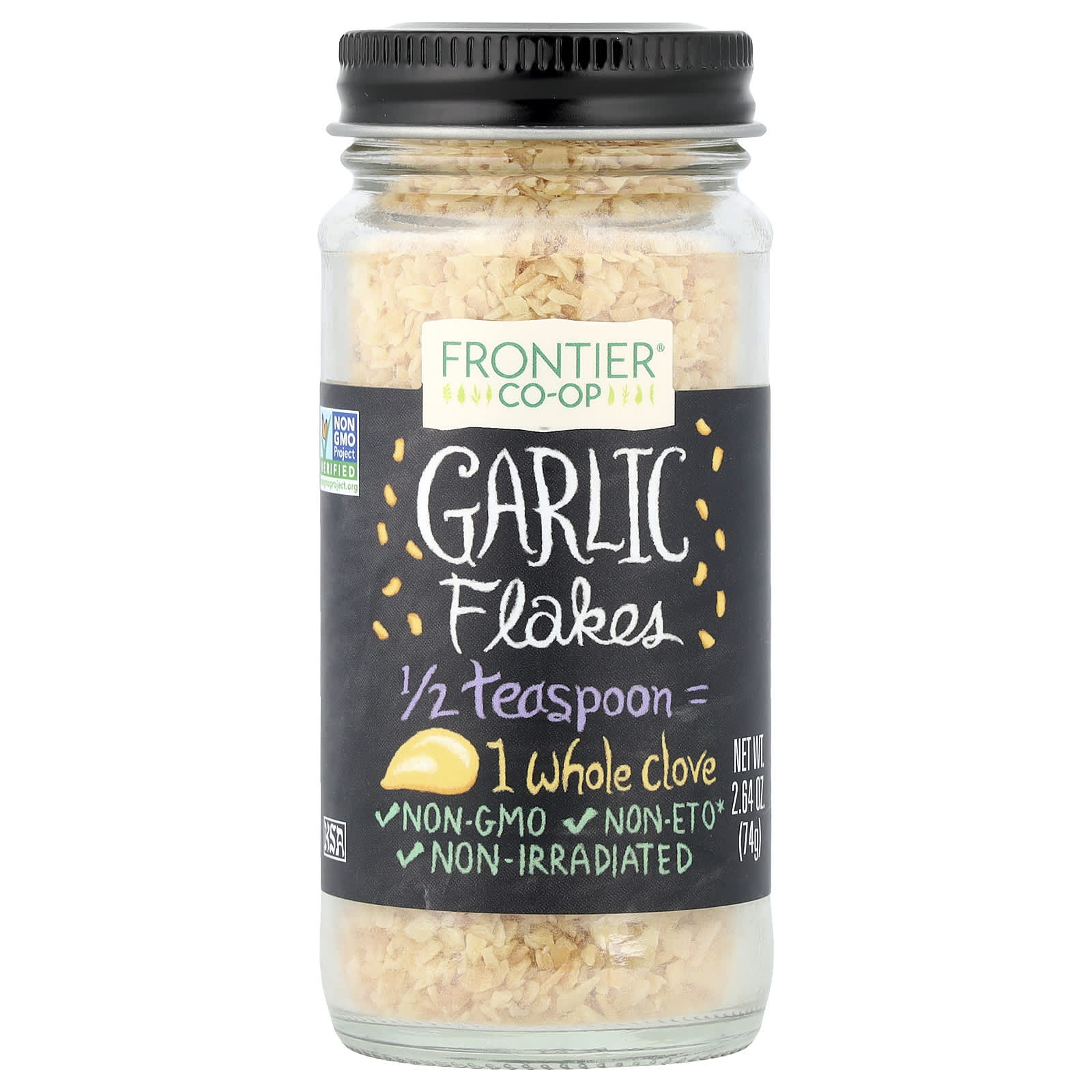 Frontier Co-op, Garlic Flakes, 2.64 oz (74 g)