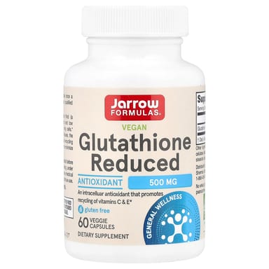 Глутатион Jarrow Formulas, 500 мг, 60 растительных капсул