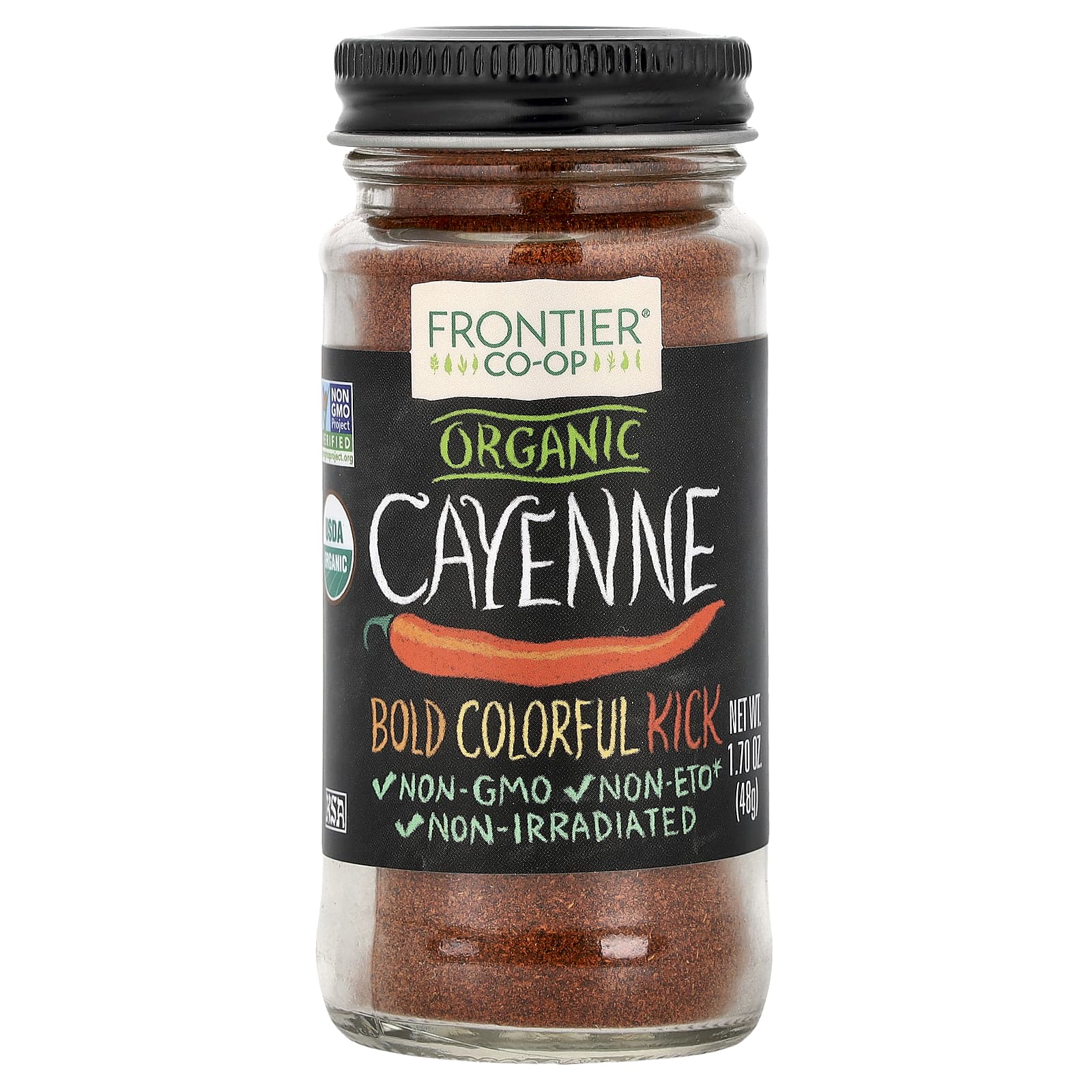 Кайенский перец Frontier Co-op Organic, 48 г