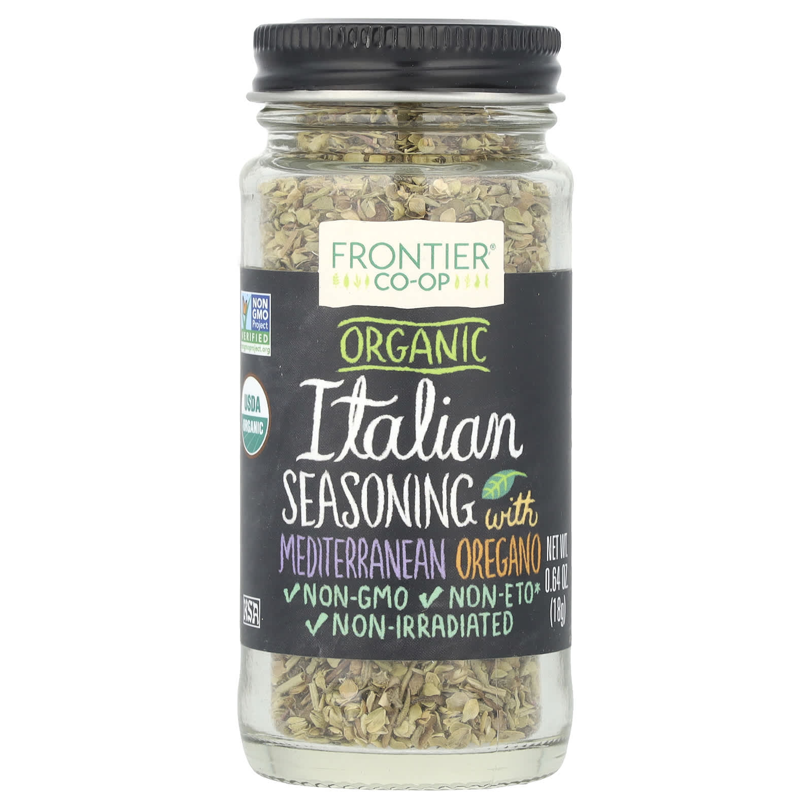 Приправа Frontier Co-op Organic Italian with Mediterranean Oregano, 18 г