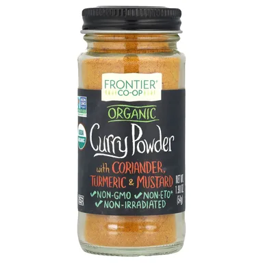 Фото товара: Куркума Frontier Co-op Organic Curry Powder With Coriander & Mustard, 54 г, порошок
