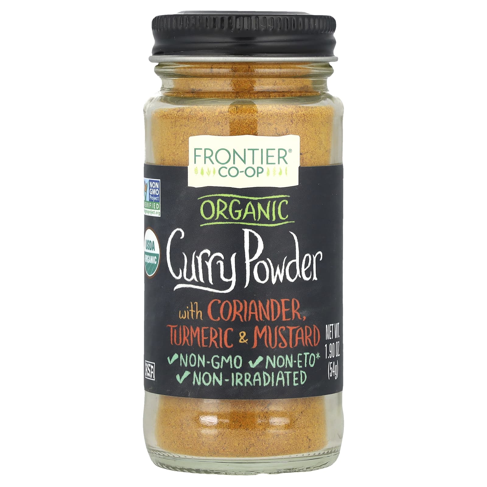 Куркума Frontier Co-op Organic Curry Powder With Coriander & Mustard, 54 г, порошок