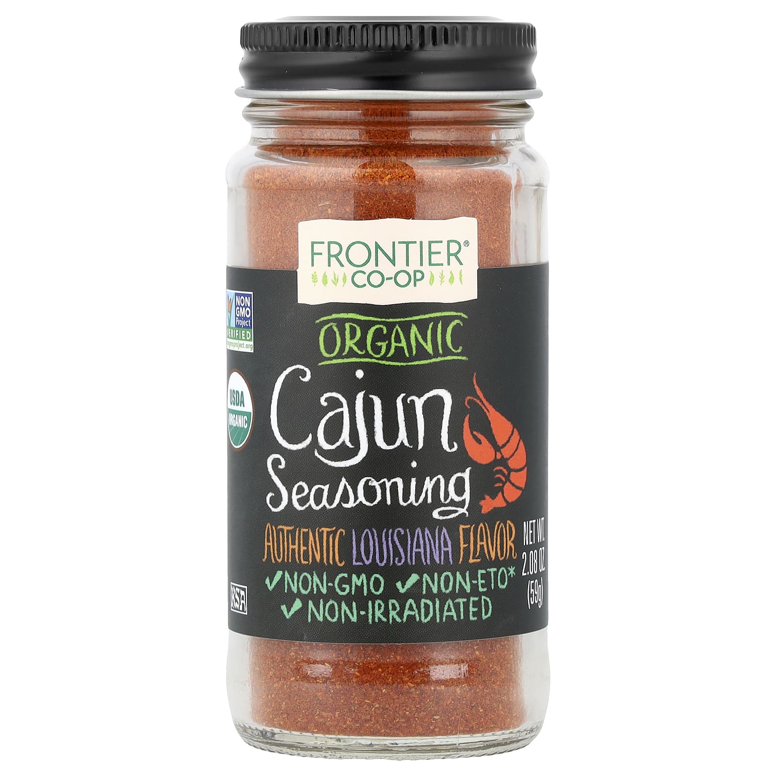 Приправа Frontier Co-op Organic Cajun, 59 г