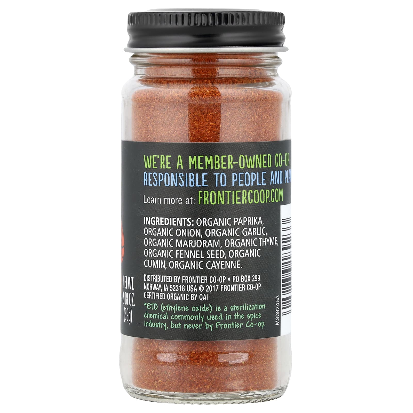 Приправа Frontier Co-op Organic Cajun, 59 г — фото 2
