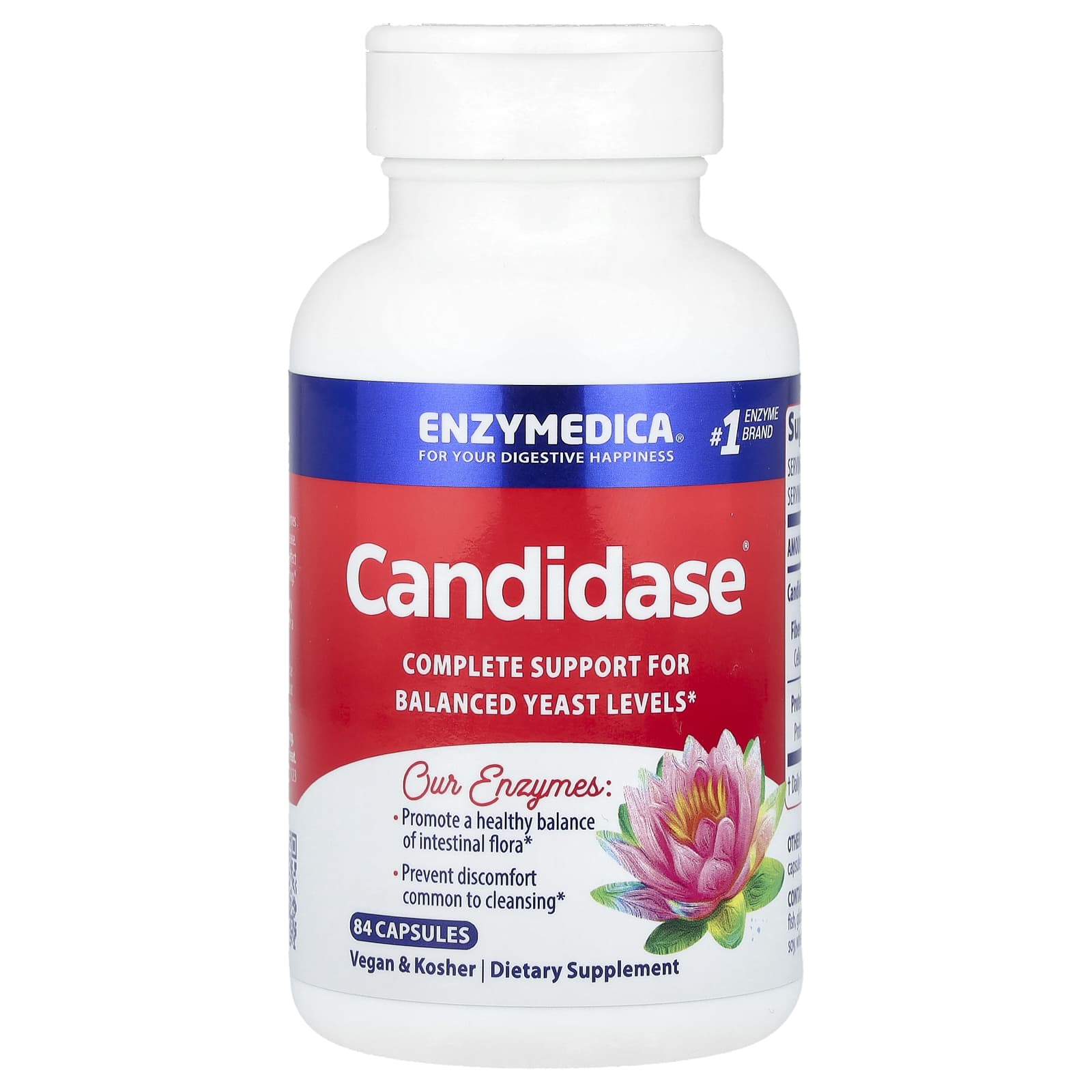 Ферментный комплекс Candidase Enzymedica, 84 капсул