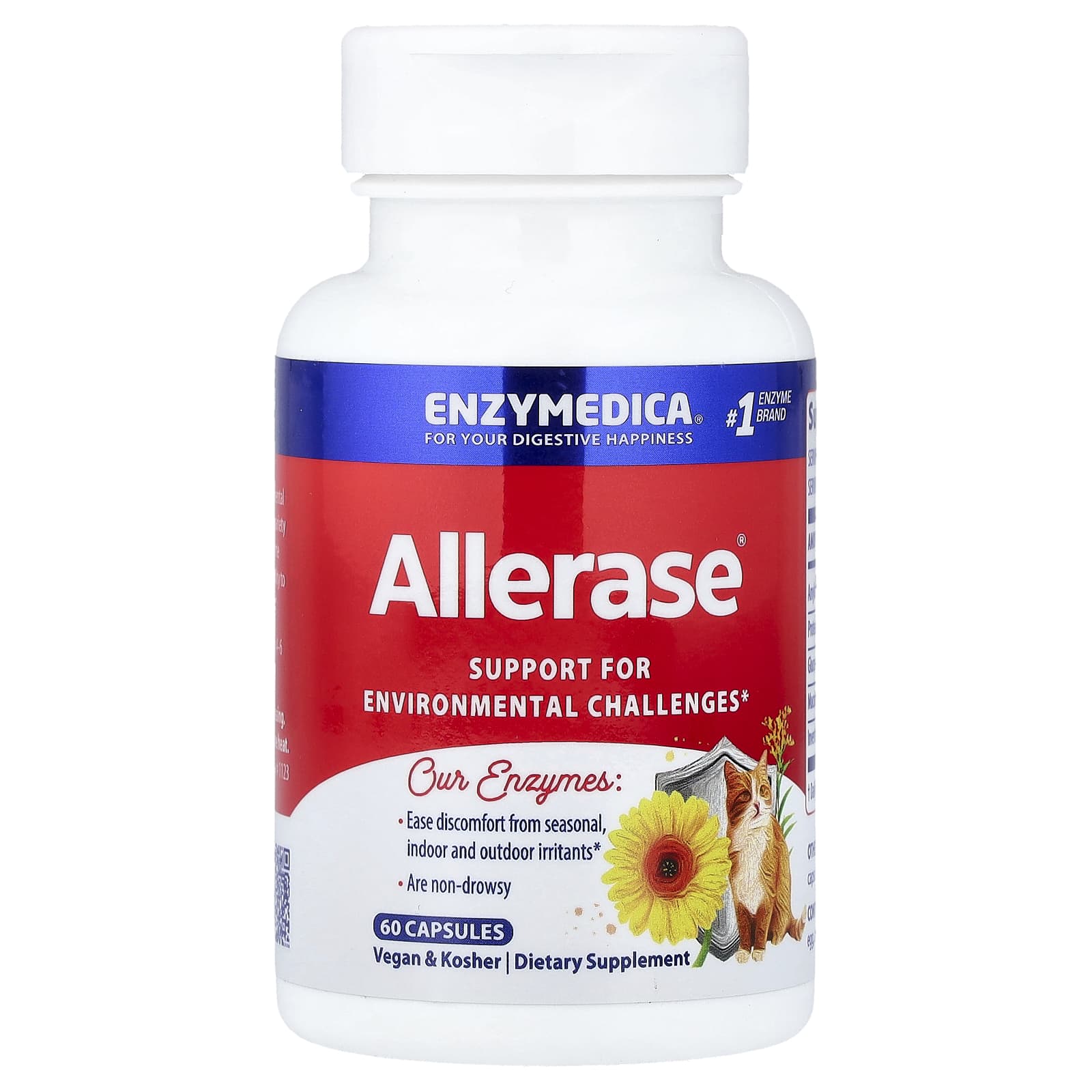 Комплекс Allerase Enzymedica®, 60 капсул