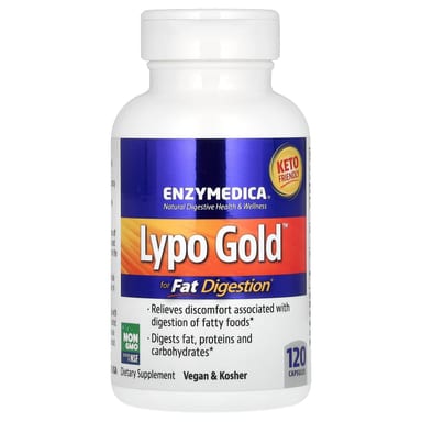 Ферментный комплекс для переваривания жиров Enzymedica For Fat Digestion, 120 капсул