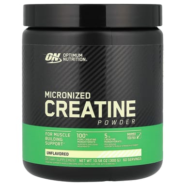 Креатин Optimum Nutrition Micronized Powder, оттенок Unflavored, 300 г, порошок