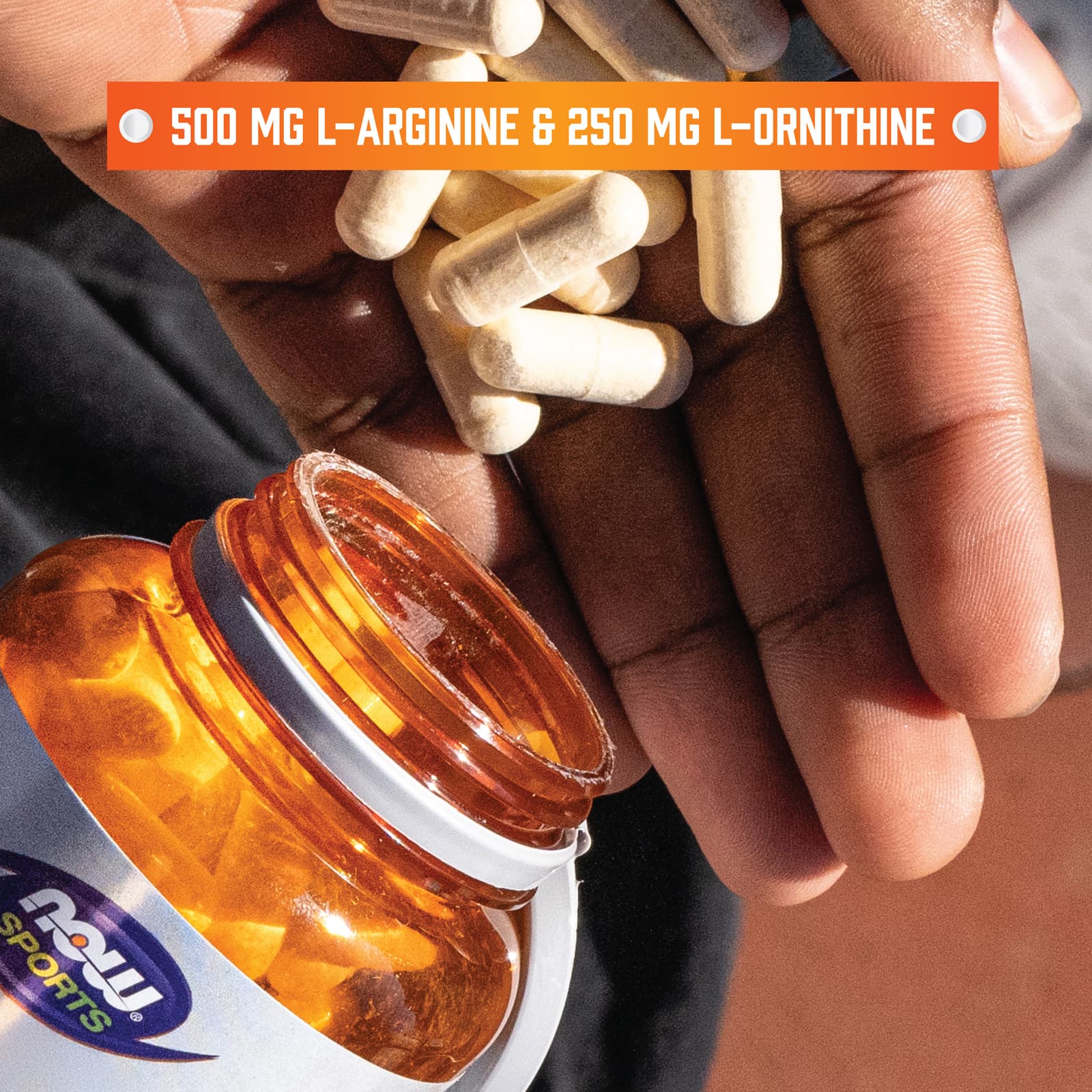 Аргинин и орнитин NOW Foods Arginine & Ornithine, 250 растительных капсул — фото 5