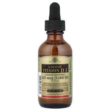 Витамин D3 Solgar Liquid Natural Orange, 59 мл, жидкая форма